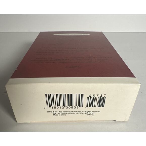 Star Trek The Next Generation Hallmark Keepsake Ornament Captain Picard 1995 - Picture 6 of 6